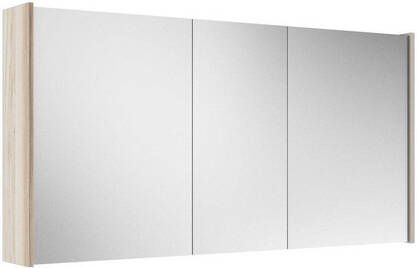 Adema Prime Spiegelkast 120x63x16cm -inclusief zijpanelen beech (hout) SW1212818 SW910735