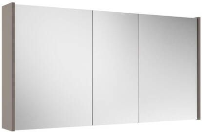Adema Prime Spiegelkast 120x63x16cm -inclusief zijpanelen taupe SW1212818 SW910736