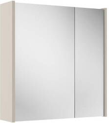 Adema Prime Spiegelkast 60x63x16cm inclusief zijpanelen cotton (beige) SW1212815 SW892634