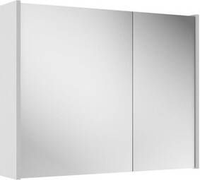 Adema Prime Spiegelkast 80x63x16cm inclusief zijpanelen greige (grijs) SW1212816 SW892637