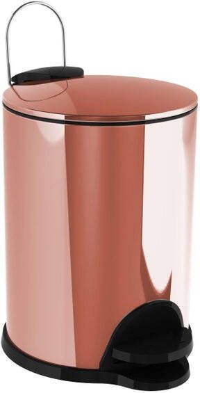 Allibert Coperblink afvalemmer 16.8x25cm 3 liter koper glans 823826