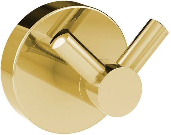 Allibert Coperblink dubbele handdoekhaak 4.5x6cm RVS Goud 823797 - Foto 1