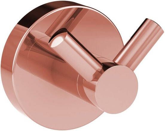 Allibert Coperblink dubbele handdoekhaak 4.5x6cm RVS koper glans 823798 - Foto 1