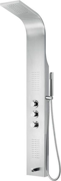 Aloni douchepaneel 160x46x20cm handdouche massagejets uitloopkraan RVS ZLC101 - Foto 1