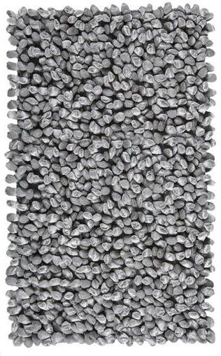 Aquanova Rocca Badmat Silver Grey | 70 x 120 cm | Grijs | Katoen | Polyester