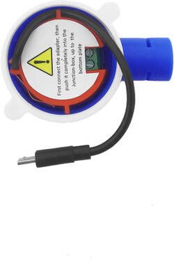 Aquasound N-Joy Connect mini adapter lader met micro usb plug incl 49 mm inbouwdoos EMCISET