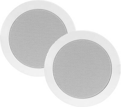 Aquasound Twist speakerset spatwaterdicht 45 watt kleur wit ral 9016 (afm. 135 x 43 mm) SPKTWIST135-W