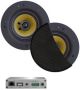 Aquasound WiFi Audio wifi-audiosysteem (airplay dlna) 30 watt incl rumba speakers zwart (116 mm) . 230v 12v lan wlan WMA30-RZ - Thumbnail 1