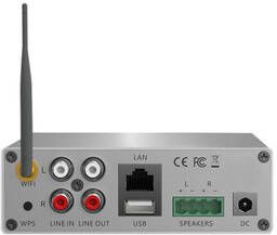 Aquasound WiFi Audio wifi-audiosysteem (airplay dlna) 50 watt 230v 12v lan wlan WMA50
