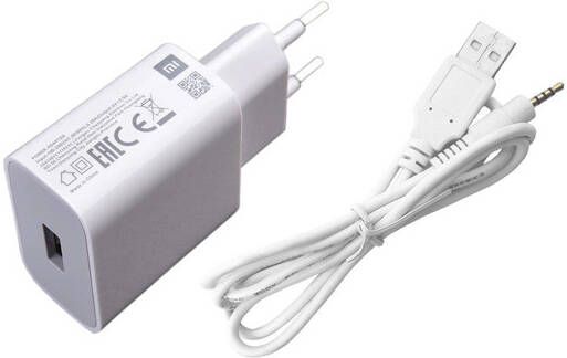 Aquasound Wipod set usb-kabel 230v adapter (set) wit WMC-USB-SET