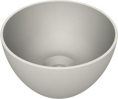 Arcqua Arqua Olivia Waskom 22x22cm rond opbouw mat zand WAS550735 - Foto 2