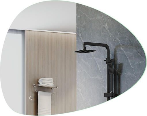 Arcqua Rocker Spiegel 120x80cm organisch backlight LED SPI999131