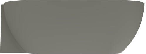 Arcqua Havana Halfvrijstaand Bad 170x80cm links mat beton BAD242102