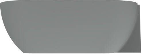 Arcqua Havana Halfvrijstaand Bad 170x80cm rechts mat grijs BAD455910