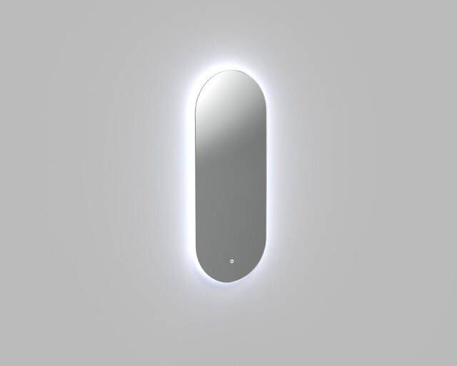 Arcqua Reflect spiegel 40x100x3cm met LED verlichting verticaal Touch schakelaar ovaal 4200K SPI997865