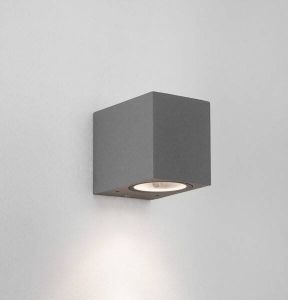 Astro Chios 80 Wandlamp 8x6.8x9.2cm IP44 fitting GU10 structuur grijs 1310007