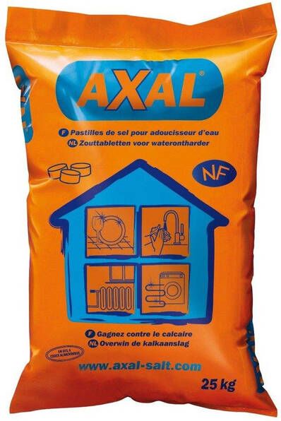 AXAL zouttabletten voor waterontharder 25 kilo 51265