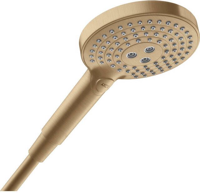 Axor handdouche 120 mm 3 jets geborsteld brons 26050140