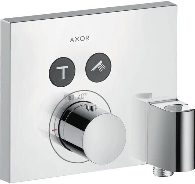 Axor Showerselect inbouw thermostaat met stopkranen voor 2 functies chroom 36712000