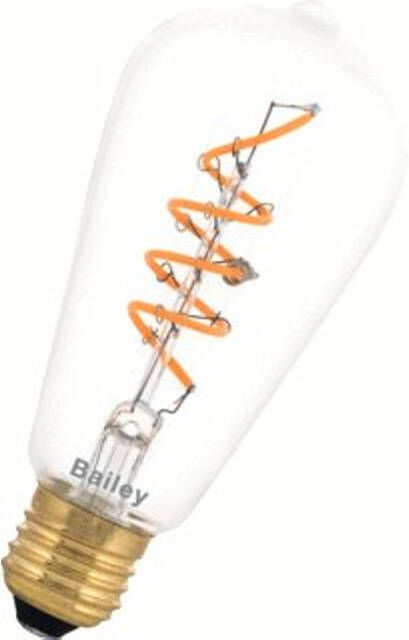 BAILEY Spiraled Ledlamp L14cm diameter: 6.4cm dimbaar Wit 80100038654