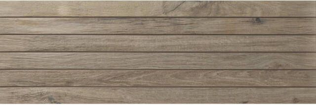 Baldocer Cerámica Northwood Strip keramische wandtegel houtlook gerectificeerd 33 3 x 100 cm Elm