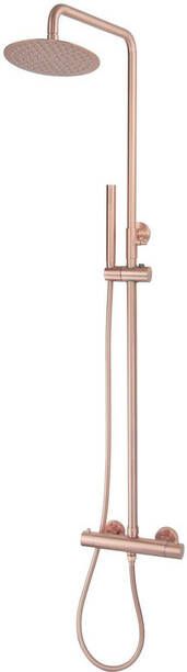 Best Design Best-Design Lyon thermostatische regendouche-opbouwset rosé-mat-goud 4008070