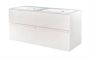 Best Design Bora Greeploos meubel onderkast 4 laden zonder wastafel 120 cm glans wit 4005510 - Thumbnail 2