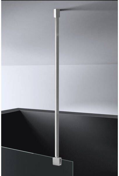 Best Design Chroom Dalis Plafond Stabilisatiestang 100cm voor 8mm glasdikte Chroom 4014040