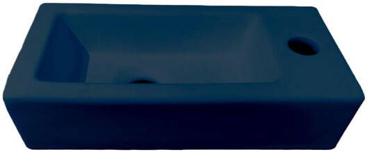 Best Design farnetta fontein rechts 37 x 18 x 9 cm mat-donkerblauw mat 4016660
