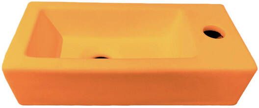 Best Design farnetta fontein rechts 37 x 18 x 9 cm mat-oranje mat 4016690