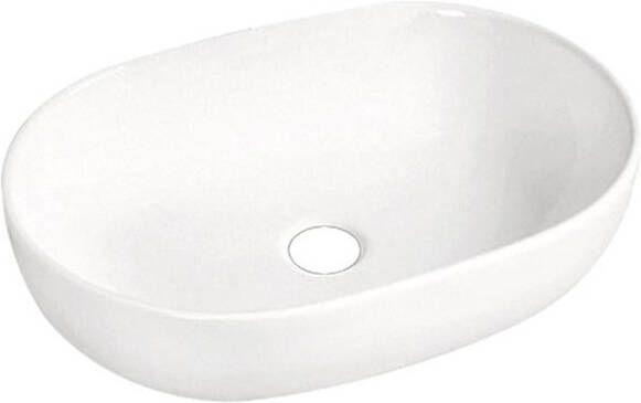 Best Design Wastafel Lariano Opbouw 60x42 5x14 cm Keramiek Wit