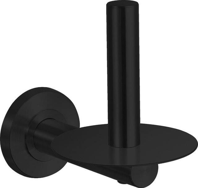 Best Design Reserve toiletrolhouder Nero Zwart voor 1 rol