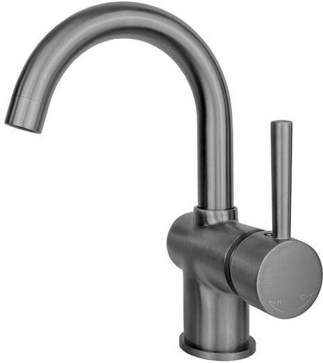 Best Design Nero wastafelmengkraan met draaibare uitloop Gunmetal 4011860