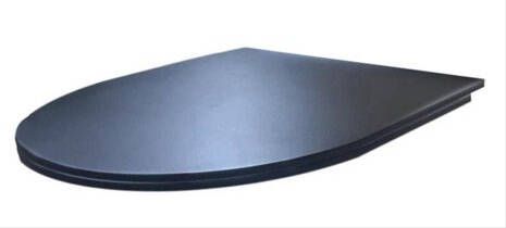 Best design Morrano-53 toiletzitting softclose 53cm mat zwart