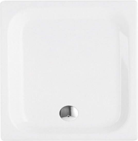 Bette douchebak plaatstaal 90x80x15cm rechthoekig met antislip wit 5950000AR - Foto 2