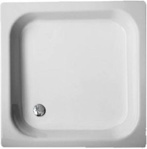 BETTE Intra Douchebak vierkant vlak plaatstaal 800 x 800 x 150mm(LxBxH ) pergamon