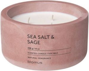Blomus Fraga Geurkaars Sea Salt en Sage H 6.5cm Diameter 13 cm Withered Rose 65956