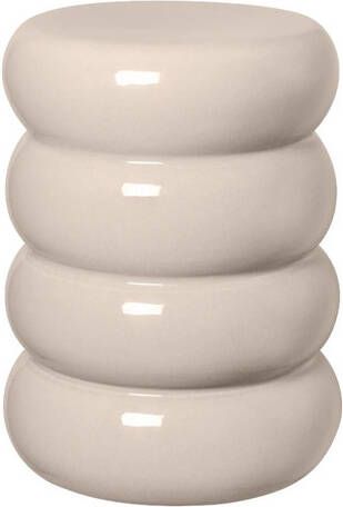 Blomus TORU krukje 44x34x34cm keramiek rond Lily white 67119