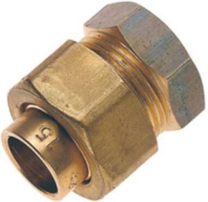 Bonfix Soldeerfitting messing koppeling messing 3 delig bi.dr.xcapillair 1 2"x42mm