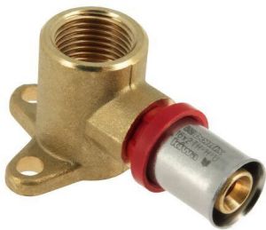 Bonfix alu-pers muurplaat 1 2"x20x2mm 837610