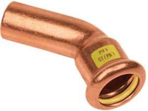 Bonfix PRESS RK GAS insteekbocht 45° ø15x15mm gastec 500705