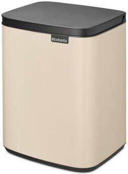 Brabantia Bo Afvalemmer 7 liter kunststof binnenemmer soft beige 234101