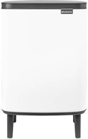 Brabantia Bo Hi Afvalemmer 12 liter kunststof binnenemmer wit 227240