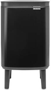 Brabantia Bo Hi Afvalemmer 4 liter kunststof binnenemmer matt black 227028