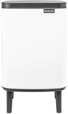 Brabantia Bo Hi Afvalemmer 7 liter kunststof binnenemmer wit 227165