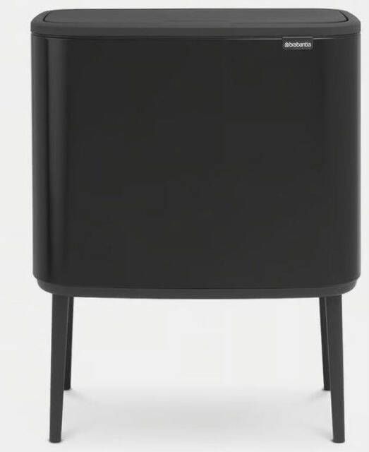 Brabantia Bo Touch Bin Afvalemmer 36 liter kunststof binnenemmer matt black 315824