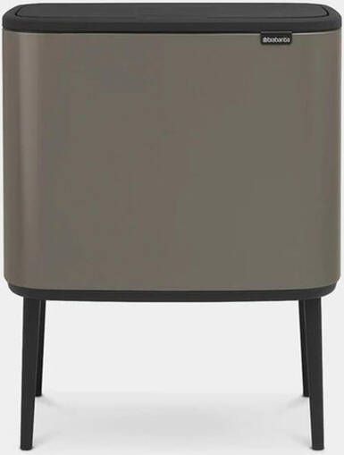 Brabantia Bo Touch Bin Afvalemmer 36 liter kunststof binnenemmer platinum 315787