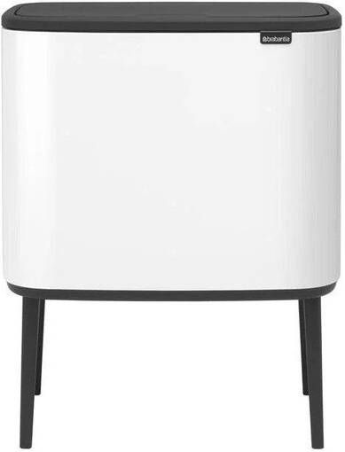 Brabantia Bo Touch Bin Afvalemmer 36 liter kunststof binnenemmer wit 313509