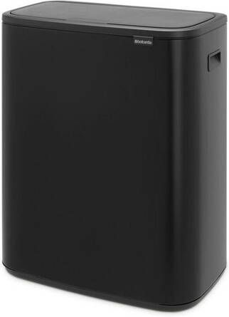 Brabantia Bo Touch Bin Afvalemmer 60 liter kunststof binnenemmer matt black 223020