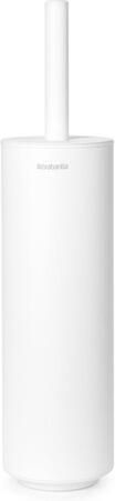 Brabantia MindSet Toiletborstelhouder gesloten rond staand wandmontage mineral fresh white 303845